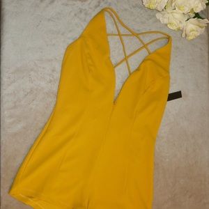 Deep v Romper spaghetti strap sexy back new